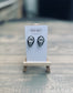 Ghost Face Handmade Clay Earrings