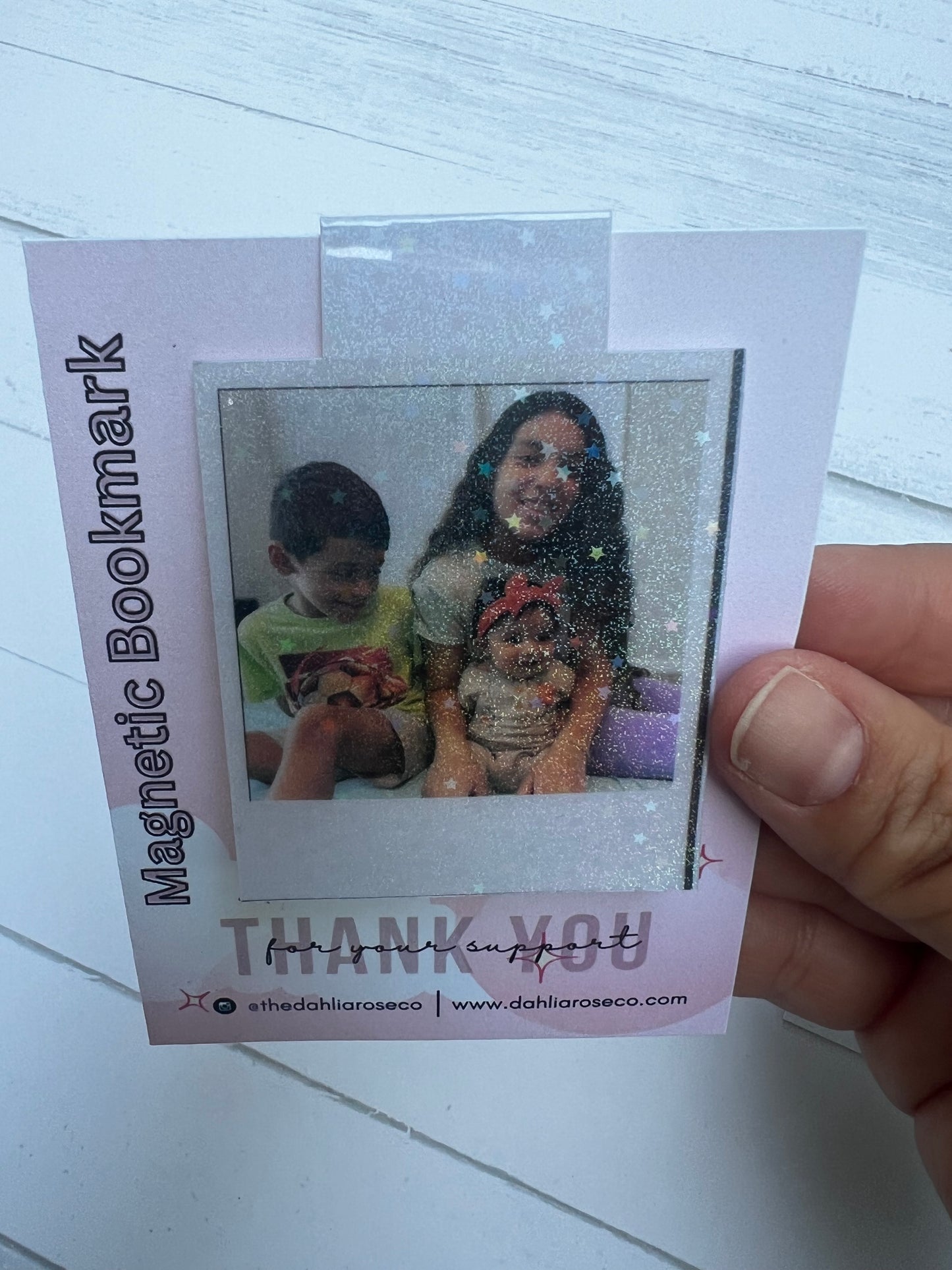 Personalized Photo Magnetic Bookmarks