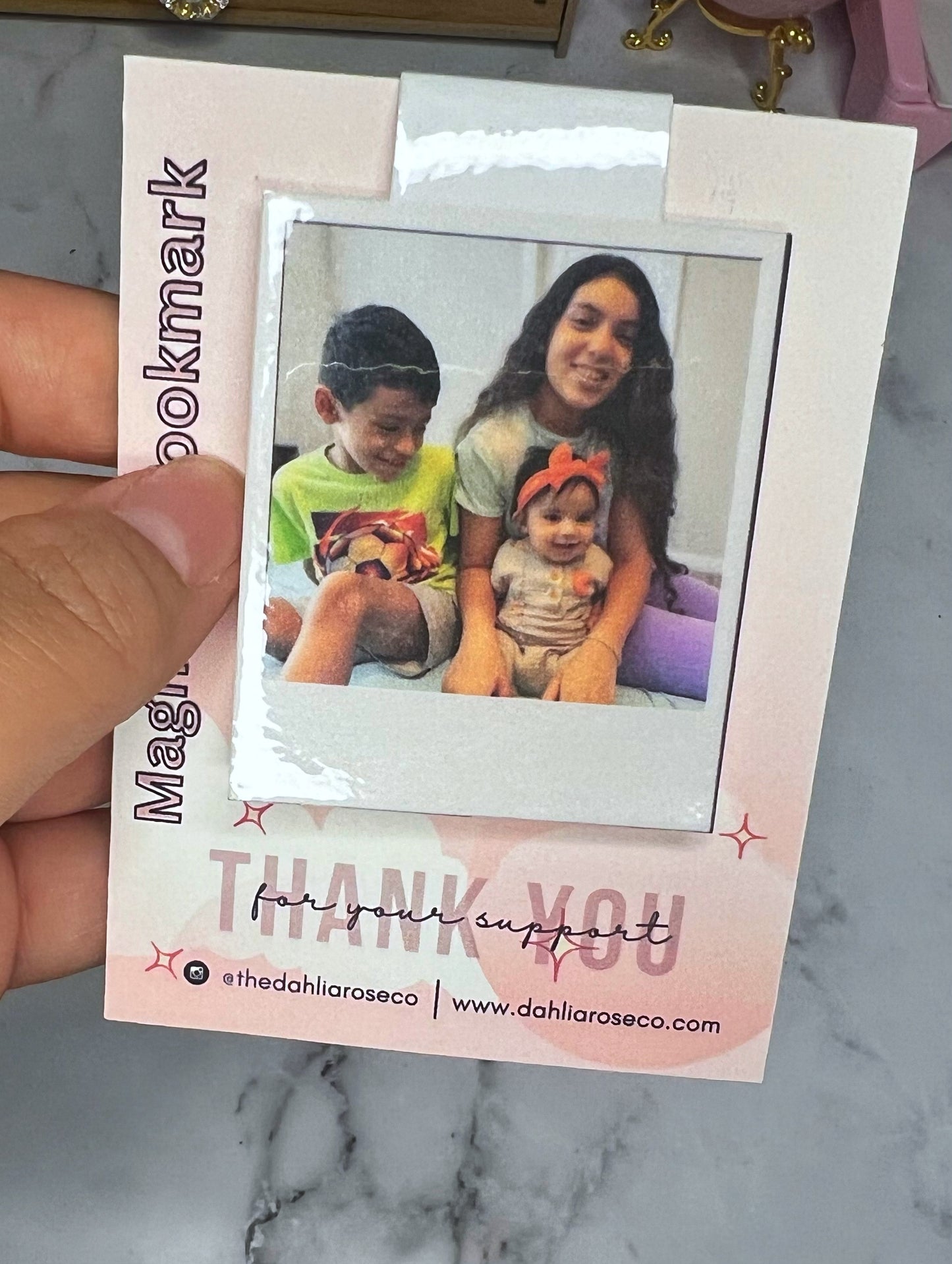 Personalized Photo Magnetic Bookmarks