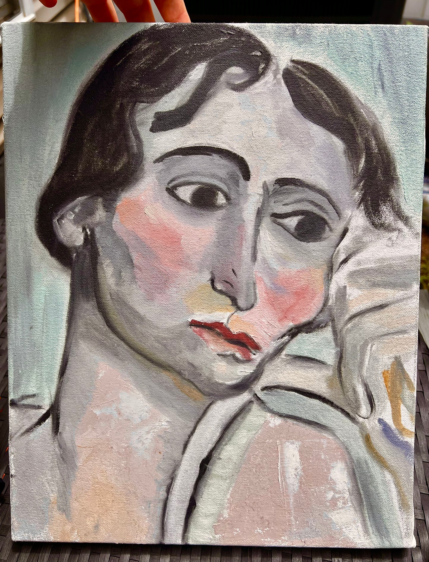 Portrait of Femme Oil Painting