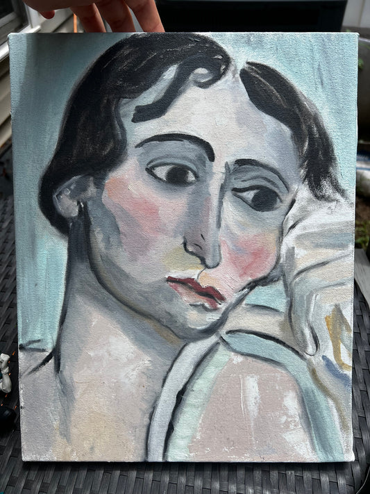 Portrait of Femme Oil Painting