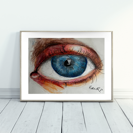 Blue Eye Illustration