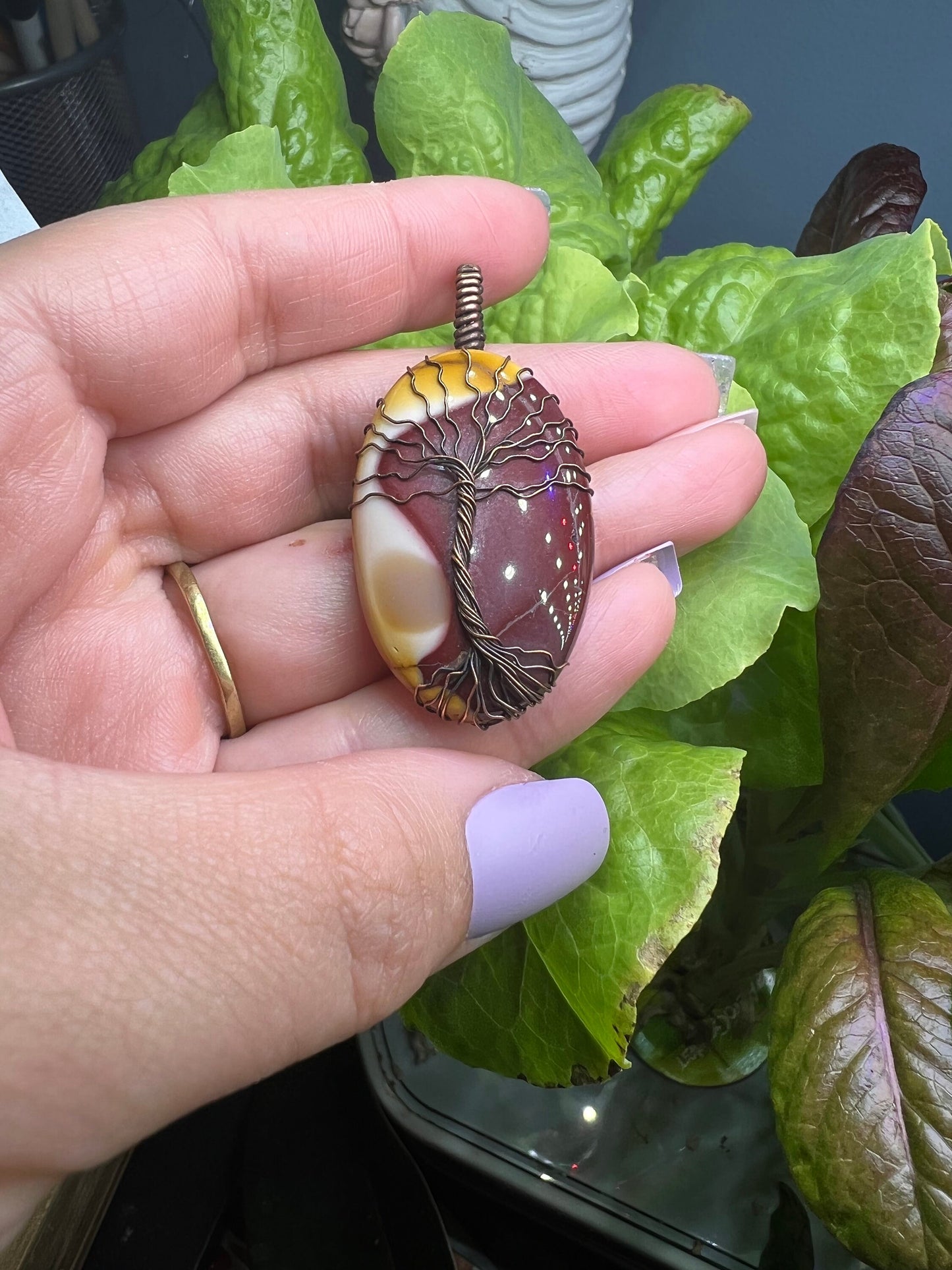 Mookaite Tree of Life Pendant | Copper Pendant | Gifts For Her