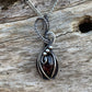 Garnet Handmade Necklace | January Birthstone | 925 Silver  Jewelry