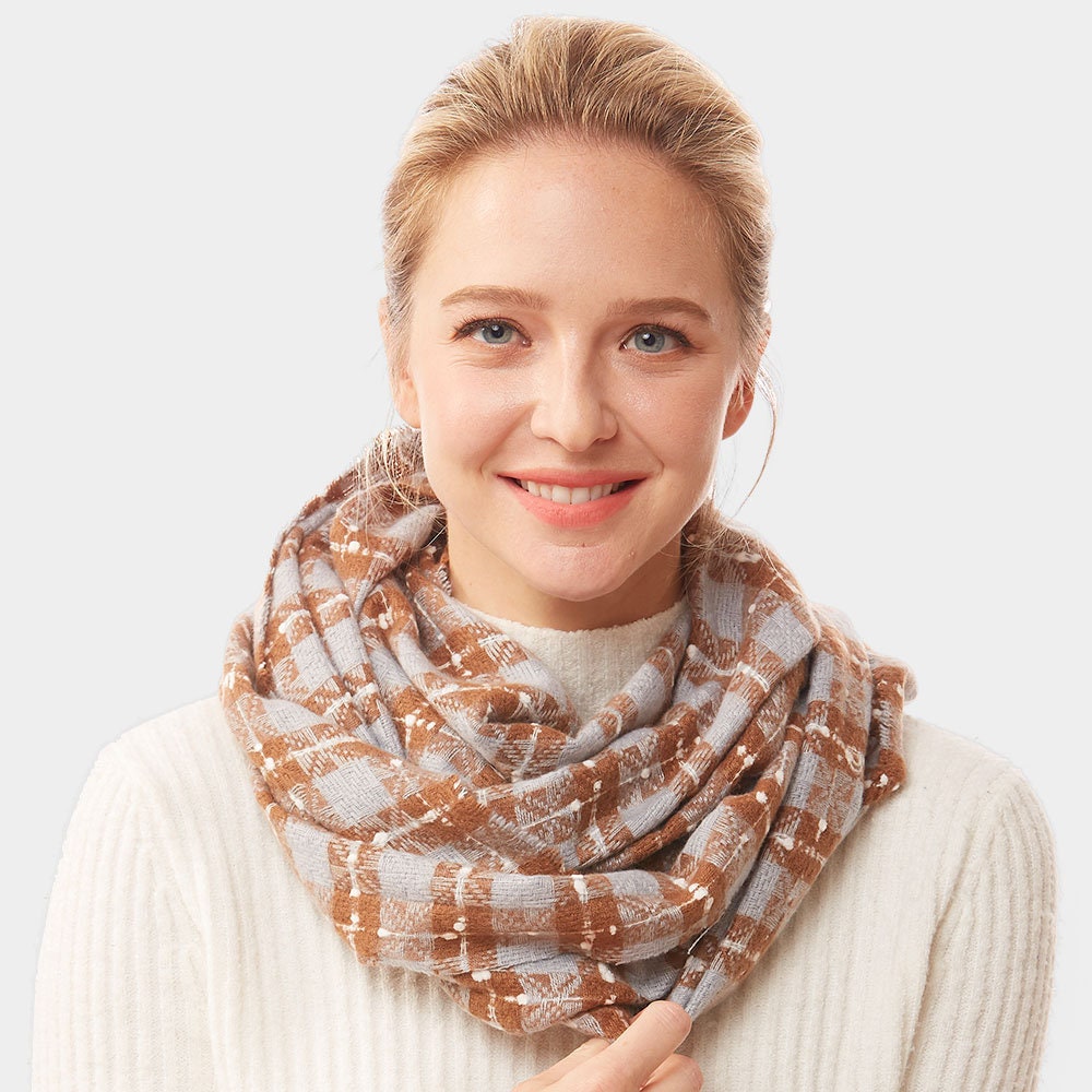 Plaid Infinity Scarf | Single or Bundle