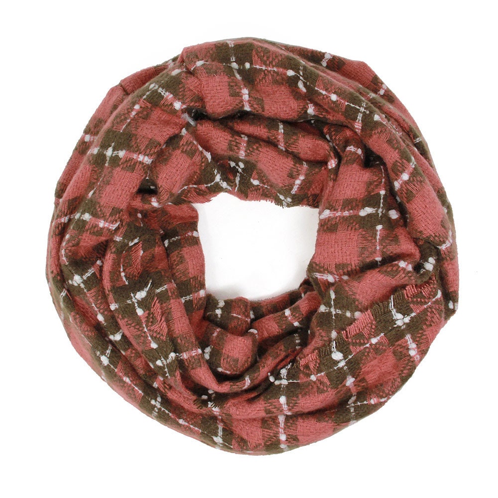 Plaid Infinity Scarf | Single or Bundle