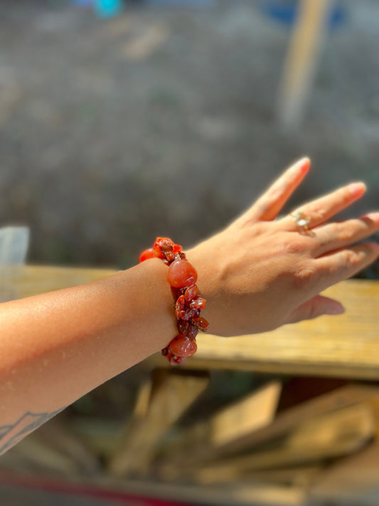 Carnelian Bracelet | Crystal Bracelets | Crystal Jewelry